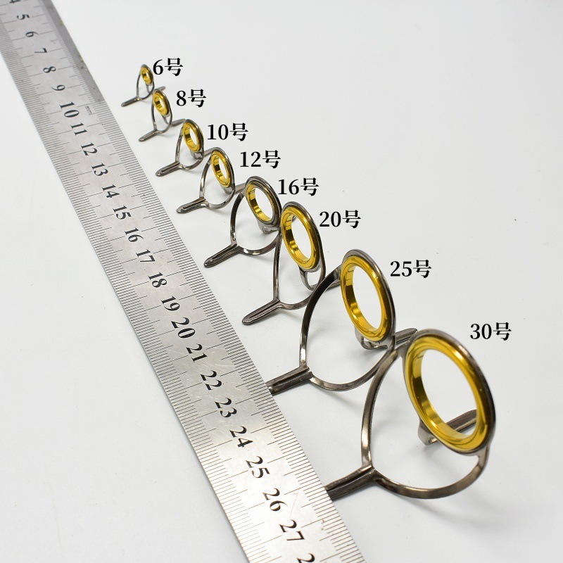 Fishing Rod Guide Replacement - 8개입 낚시 도구 스테인리스 스틸 수리