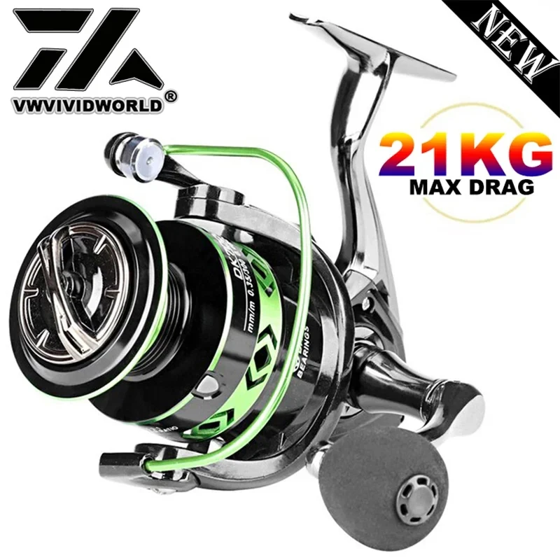 Kastking Reel Zephyr - VWVIVIDWORLD,21KG 최대 드래그, 낚시 릴, 아연