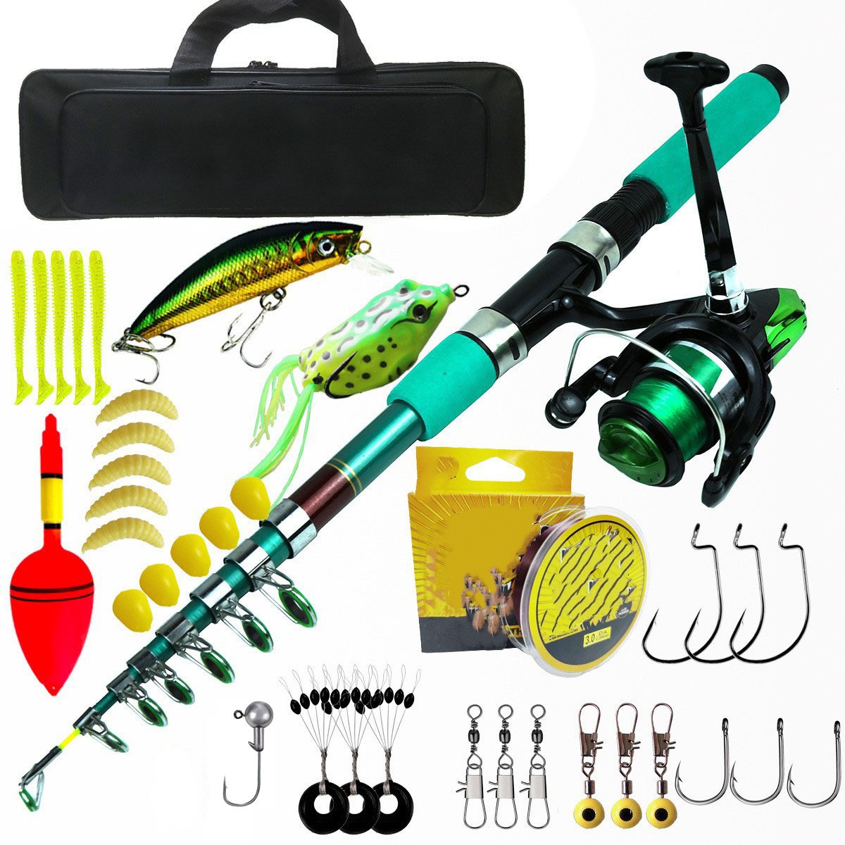 Fishing Rod Spinning - 휴대용 초경량 잉어 텔레스코픽 스피닝 낚싯대