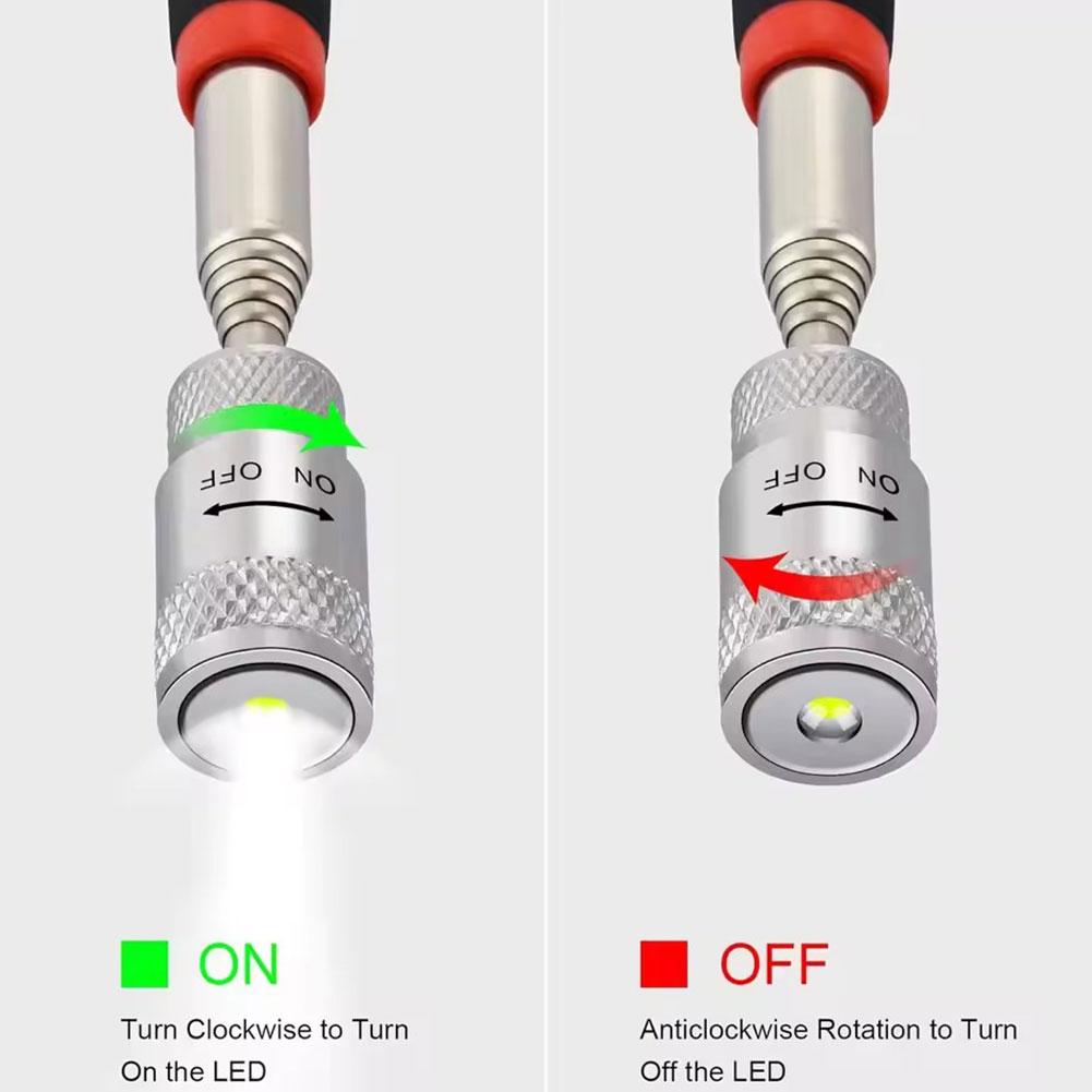 LED 조명이 있는 텔레스코픽 자석 펜, 확장 가능한  - Fishing Rod Travel 리뷰 및 가격