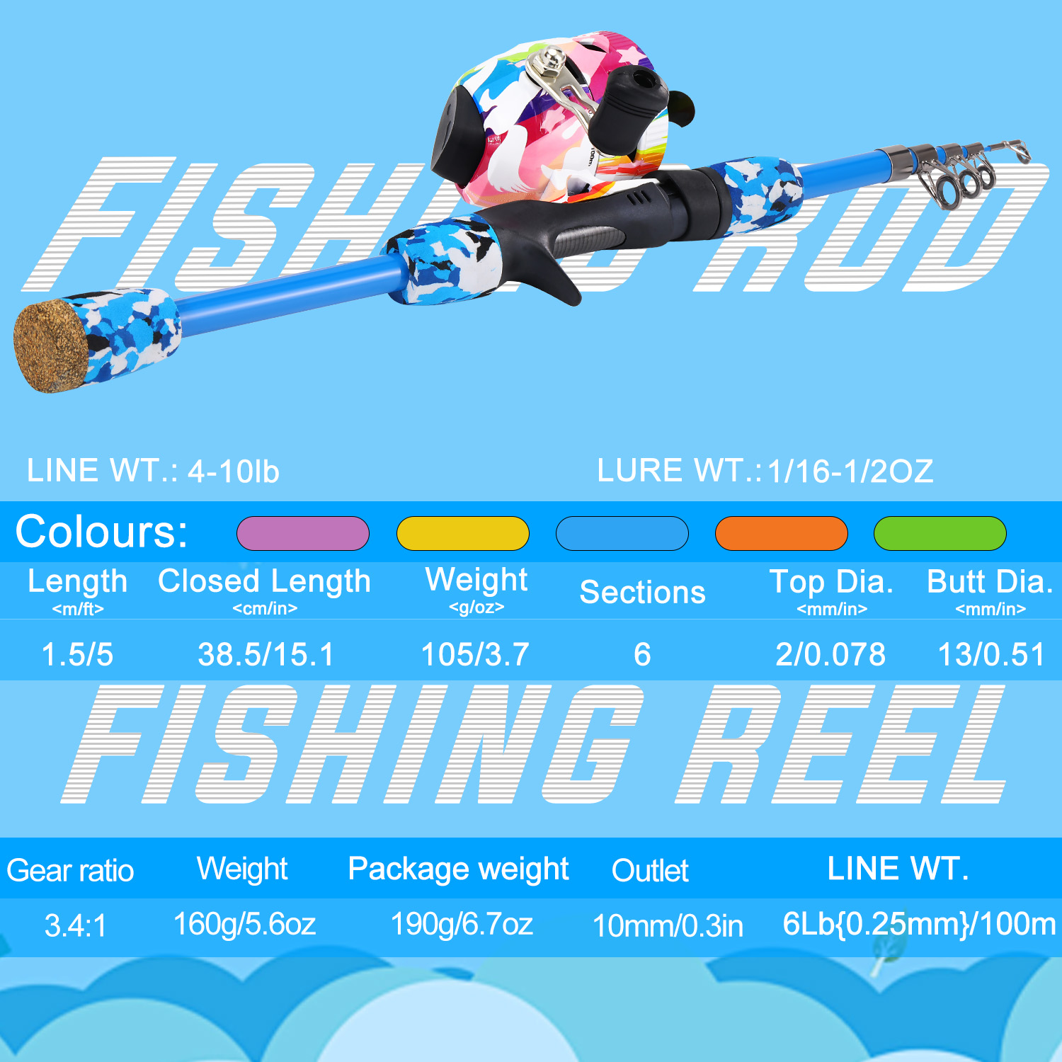 Sougayilang 어린이 낚시 콤보, M 파워 텔레 - Fishing Rod Combo 리뷰 및 가격