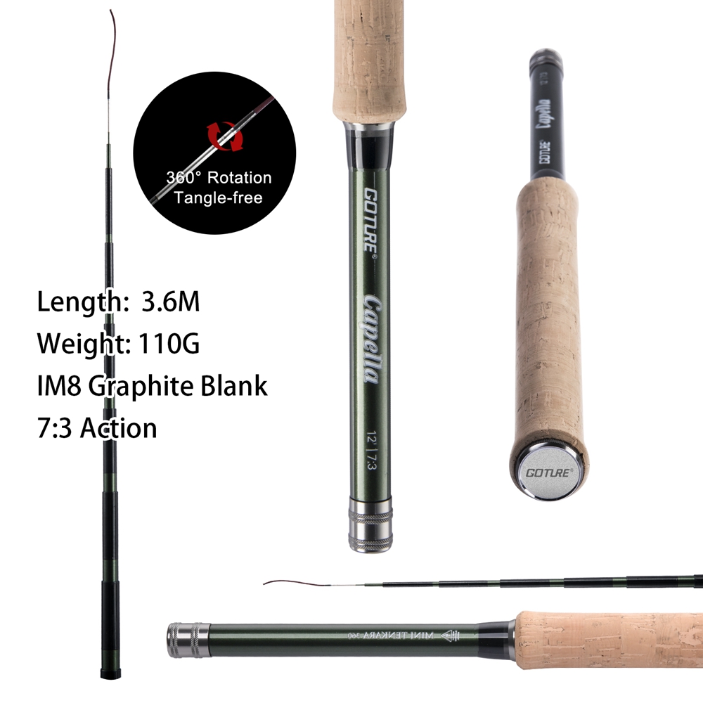 Goture Tenkara 플라이 낚싯대 콤보 3.6m - Fishing Rod Combo 리뷰 및 가격