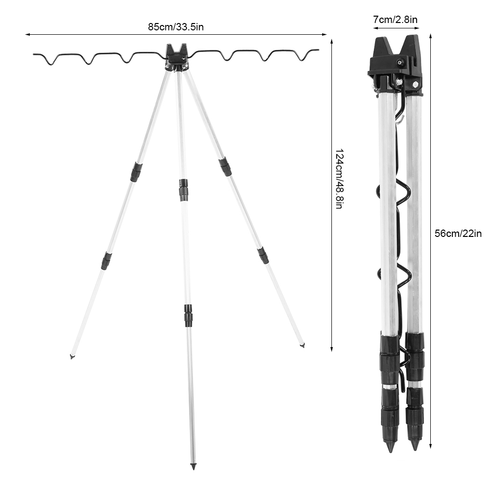 낚싯대 삼각대 홀더 다기능 로드 삼각대 야외 바다 낚시 - Fishing Rod Casting 리뷰 및 가격