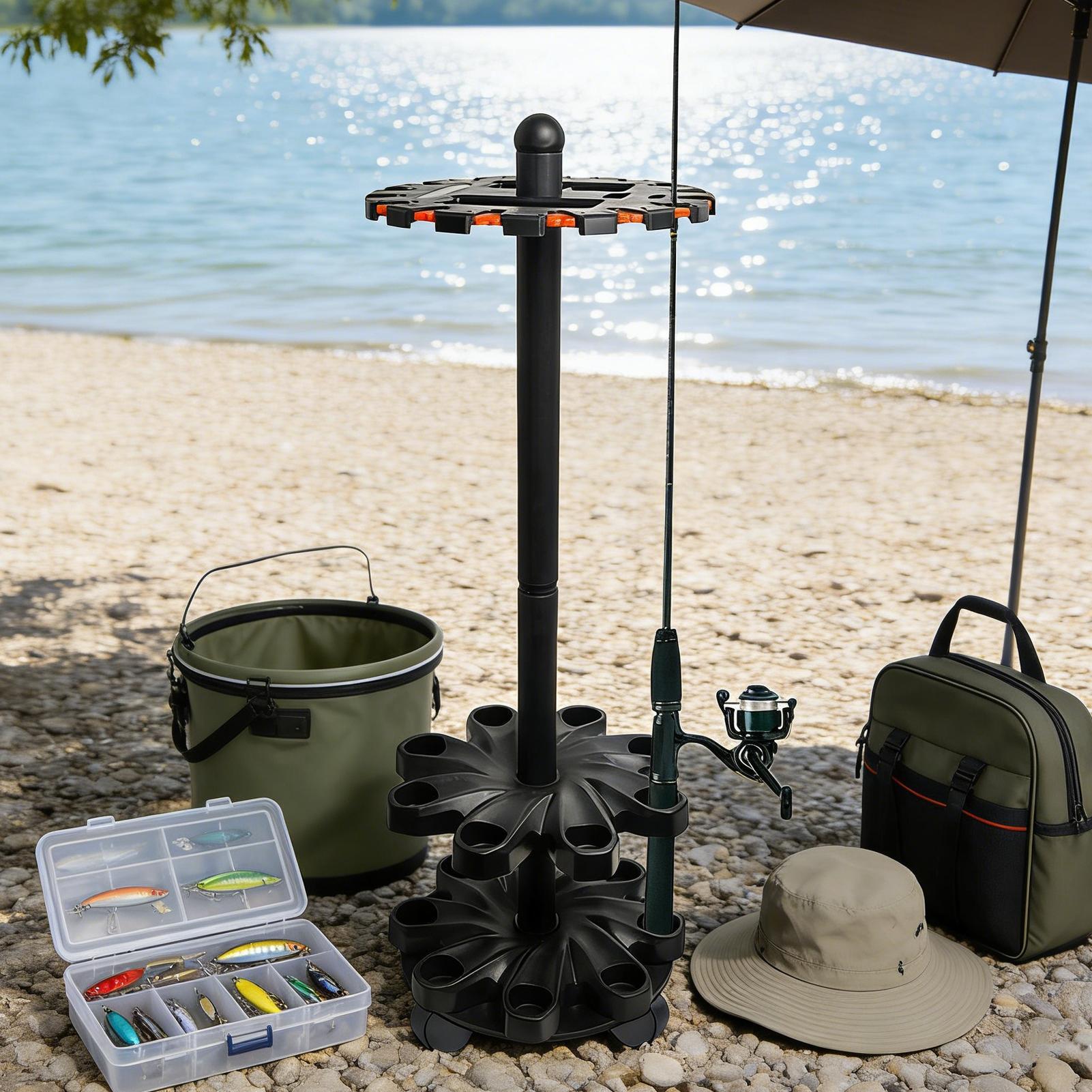낚싯대 거치대, 낚싯대 수직 스탠드, 보트, 차고, 카 - Fishing Rod Travel 리뷰 및 가격