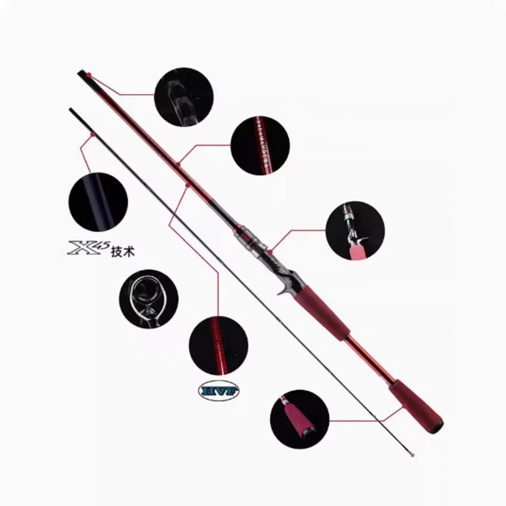 카본 섬유 루어 낚싯대 (호수, 강 낚시용, 베이트캐스 - Fishing Rod Casting 리뷰 및 가격