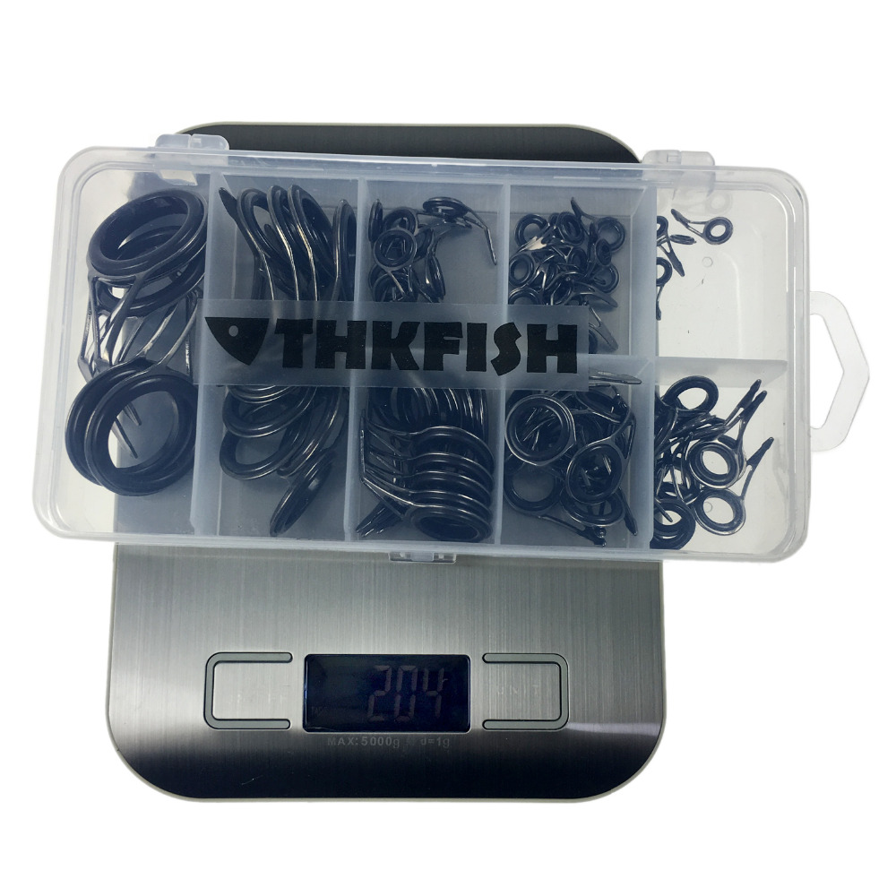 THKFISH 75pcs 낚싯대 가이드 수리 키트 3. - Fishing Rod Guide Replacement 리뷰 및 가격