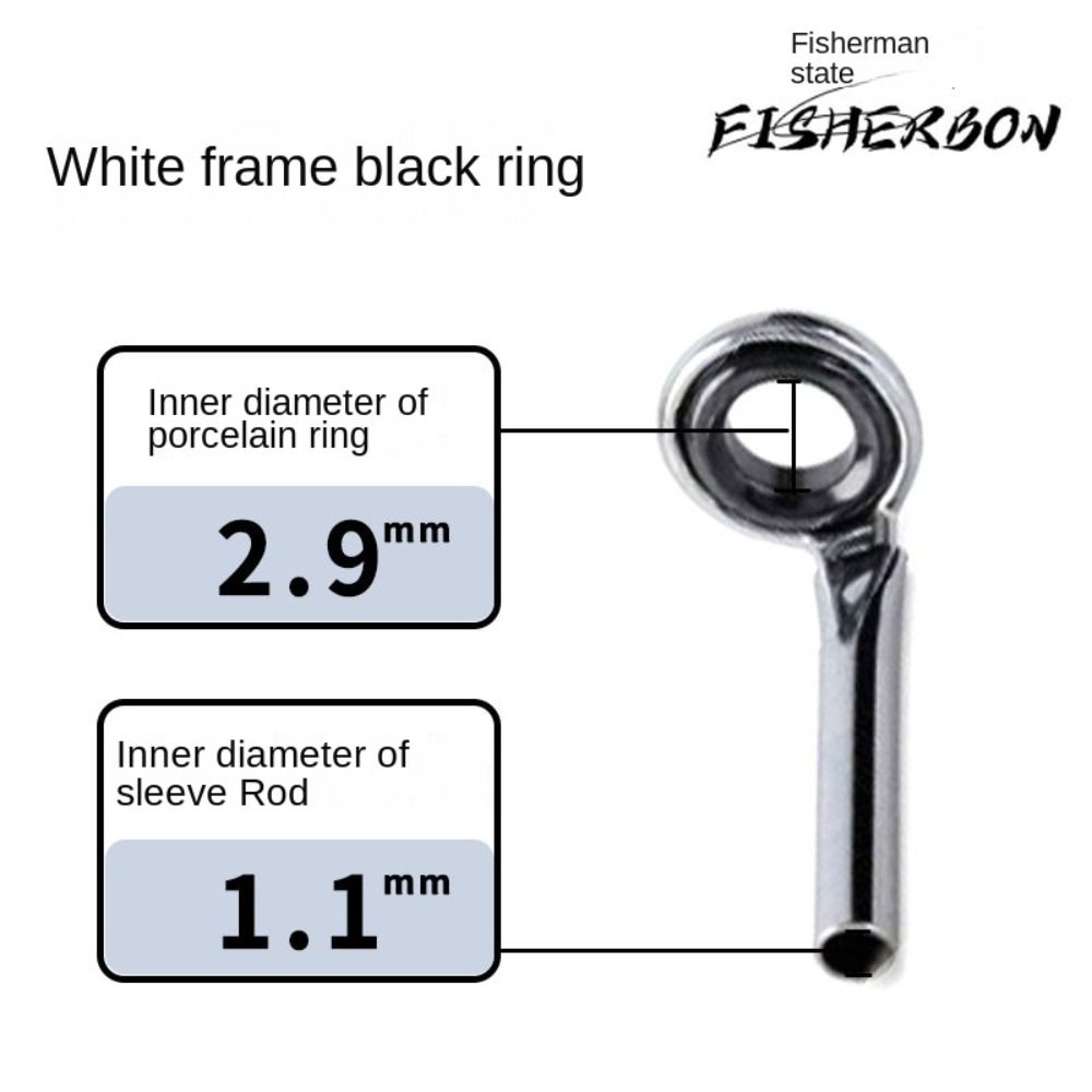 새로운 O 링 낚시대 가이드 스테인레스 스틸 타원형 팁 - Fishing Rod Guide Replacement 리뷰 및 가격