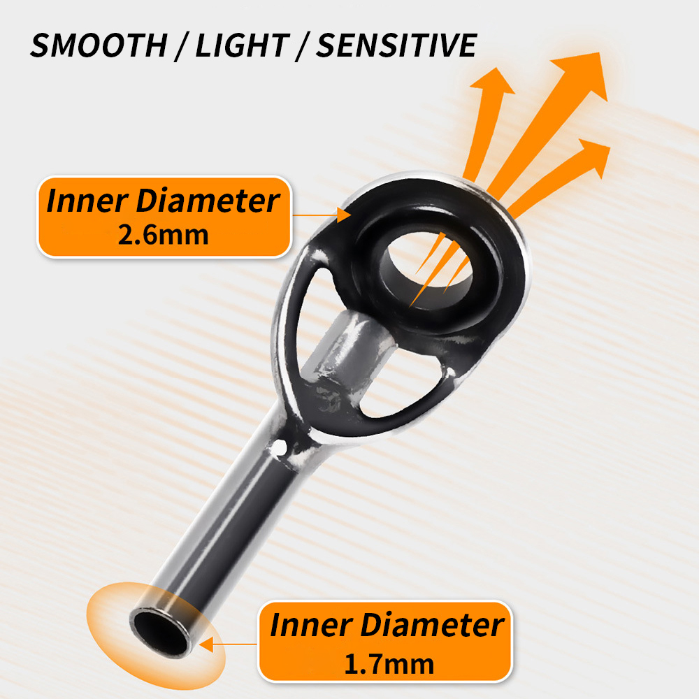 9Pcs 낚싯대 가이드 링 수리 키트 세라믹 링 스피닝 - Fishing Rod Casting 리뷰 및 가격